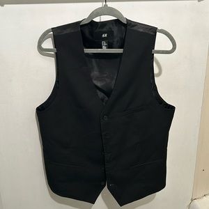 Men’s Black Suit Vest